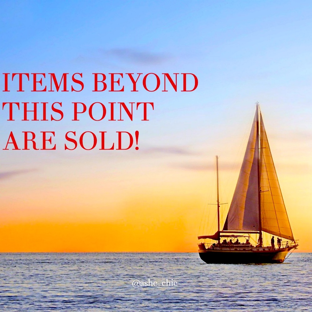 ⚠️All items beyond this point are sold!⚠️